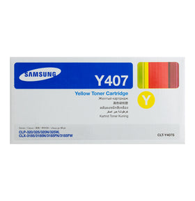 Original Samsung CLT-Y407S New Yellow Toner Cartridge