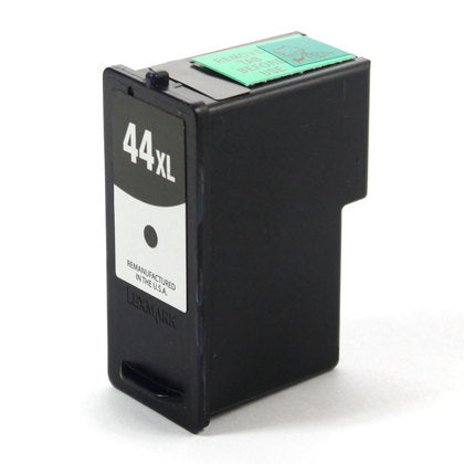 Lexmark #44XL Black Remanufactured Inkjet Cartridge  High Capacity (18Y014418Y0108)