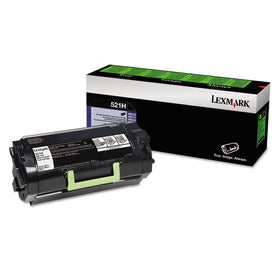 Lexmark 52D1H00 (521H) Original High Yield Black Toner Cartridge