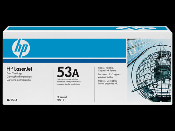 Original HP Q7553A New Black Toner Cartridge - (53A)