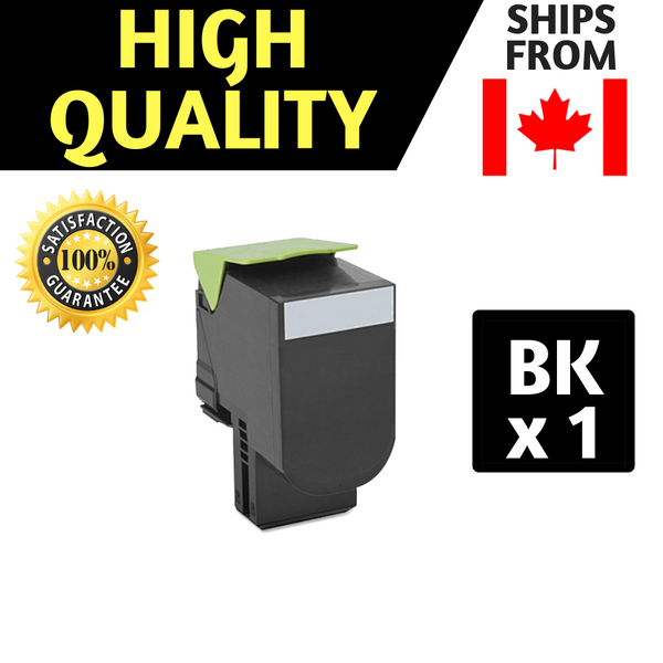 Remanufactured  Lexmark 80C1HK0 (801HK) Black Toner Cartridge
