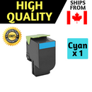Remanufactured Lexmark 80C1HC0 (801HC) Cyan Toner Cartridge - Saskatoon