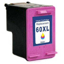 HP 60XL Color Remanufactured Inkjet Cartridge  High Capacity (CC644WN)