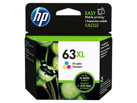 Original HP 63XL Tri-Colour High Yield Ink Cartridge (F6U63AN)