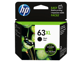 Original HP 63XL Black High Yield Ink Cartridge (F6U64AN)