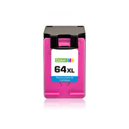 Remanufactured HP 64XL N9J91AN Tricolor Ink Cartridge High Yield