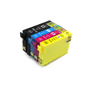 Comaptible Epson T702XL- 702xl  Ink Cartridge High Yield Combo BK/C/M/Y