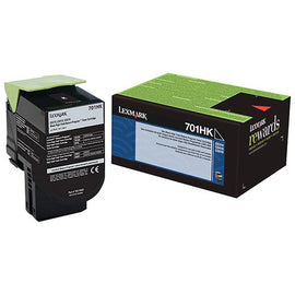 Original LEXMARK BLACK TONER 701HK  CS310DN/410N/410DN 4K (70C1HK0)