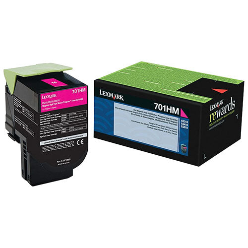 Original LEXMARK MAGENTA TONER 701HM  CS310DN/410N/410DN 3K (70C1HM0)
