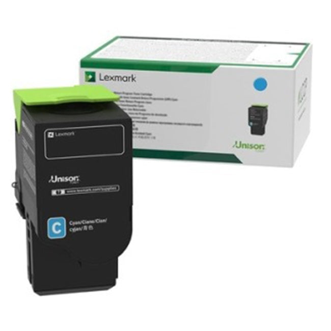 LEXMARK 78C10C0 Cyan  Original Toner Cartridge for use in CS421dn, CS521dn, CS622de, CX421adn, CX522ade, CX622ade, CX625ade, CX625adhe