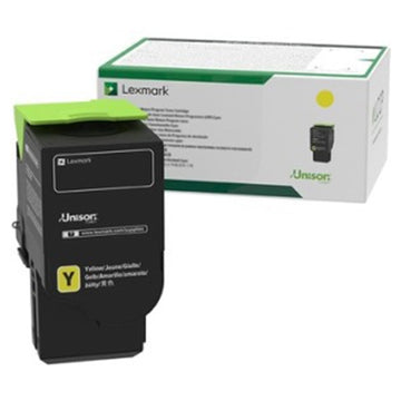 LEXMARK 78C10Y0 Yellow  Original Toner Cartridge for use in CS421dn, CS521dn, CS622de, CX421adn, CX522ade, CX622ade, CX625ade, CX625adhe