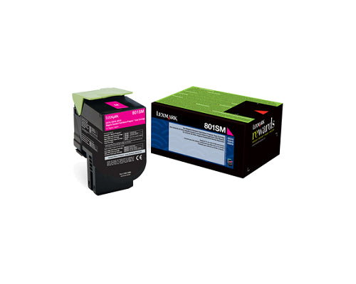 Original Lexmark 80C1SM0 Magenta Toner Cartridge