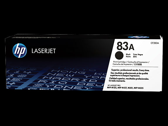 Original HP CF283A New Black Toner Cartridge (83A)