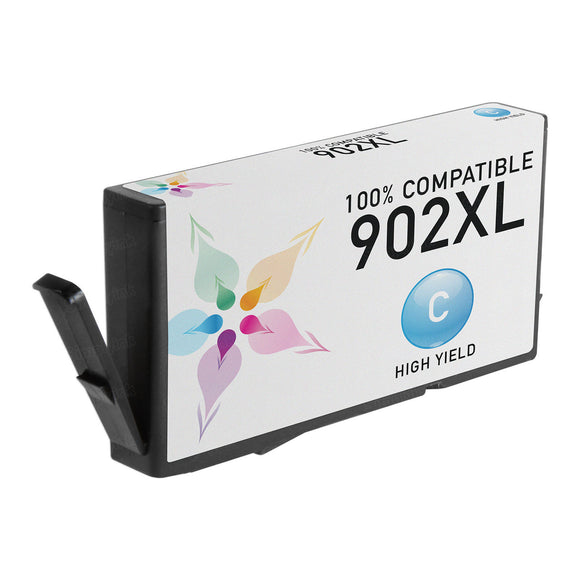 HP 902XL (T6M02AN) Compatible Cyan Ink Cartridge (High Yield) (Updated CHIP)