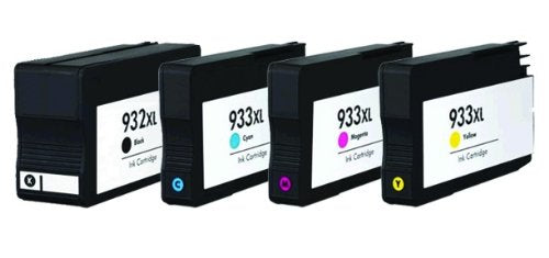 HP 932XL/933XL Black & Color New Compatible Combo Pack- High Capacity