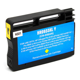 HP 933XL Yellow New Compatible Inkjet Cartridge  High Capacity (CN056AN)
