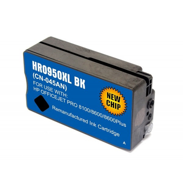 HP 950XL Black New Compatible Inkjet Cartridge- High Capacity (CN045AN)