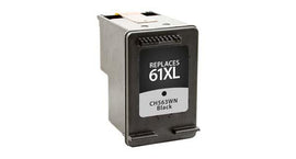 HP 61XL Black Remanufactured Inkjet Cartridge  High Capacity of HP 61 (CH563WN)