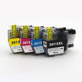 Brother LC 3013XL, (LC3013,High Capacity of LC3011) Compatible Inkjet Cartridges - Combo Pack of 4(BK,C,M,Y)