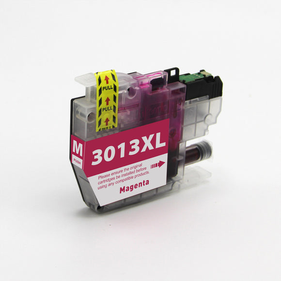 Brother LC 3013XL MAGENTA , (LC3013,High Capacity of LC3011) Compatible Inkjet Cartridges