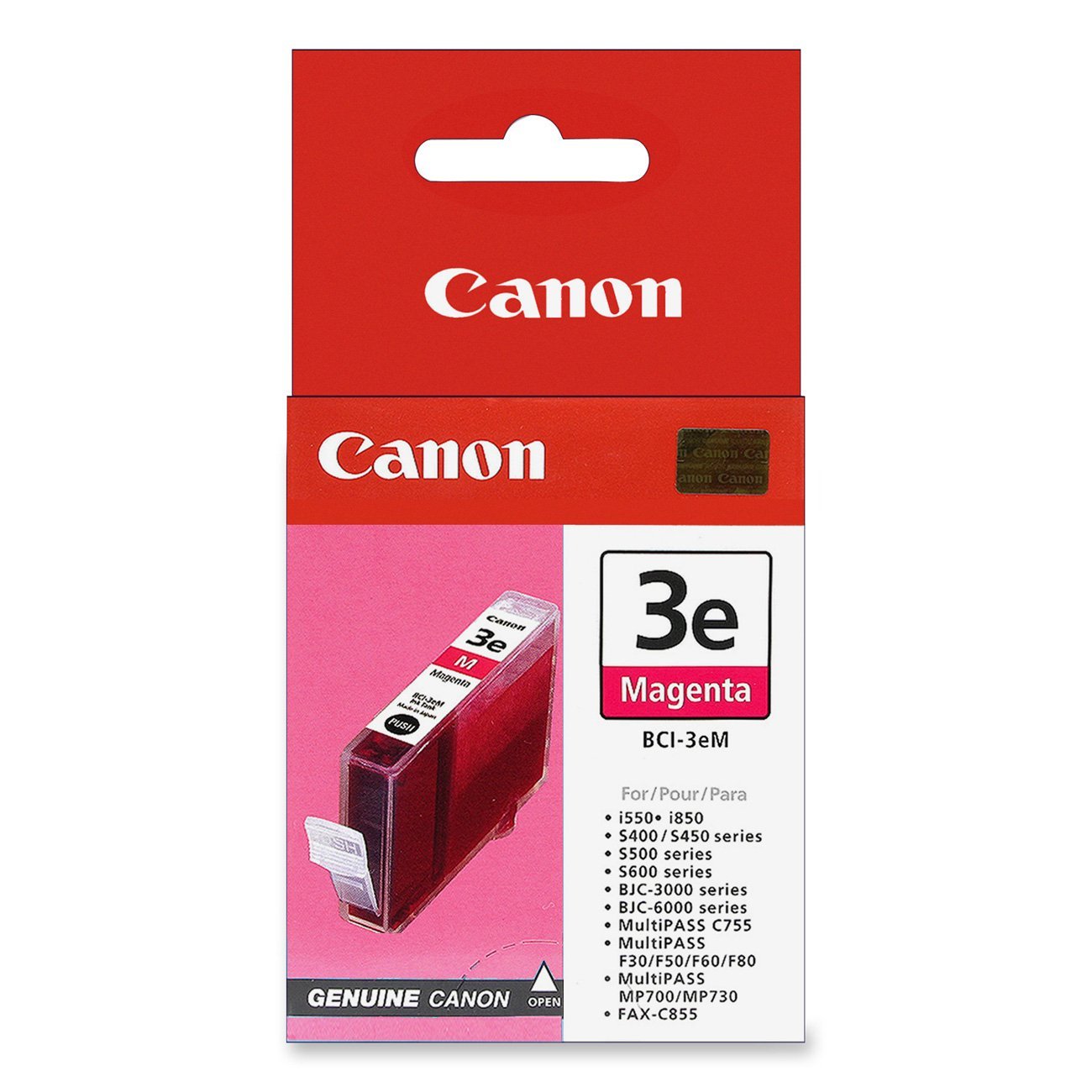 Orginal Canon BCI3eM/6M New Magenta Inkjet Cartridge