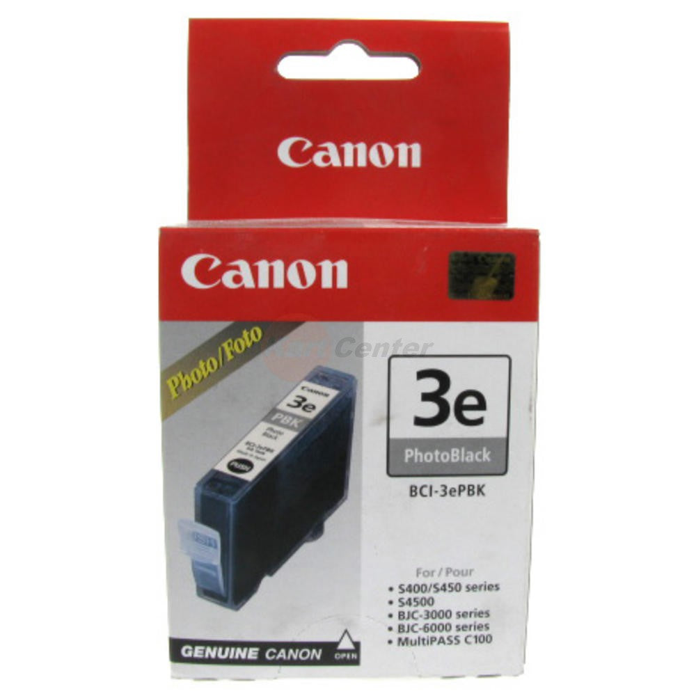 Original Canon BCI3ePBK New Photo Black  Inkjet Cartridge