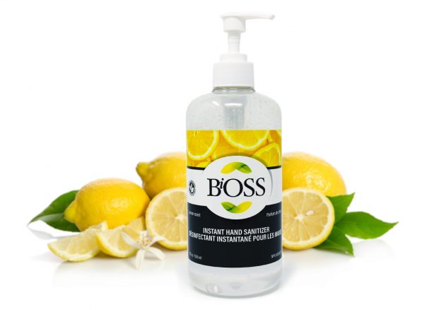 HAND SANITIZER - Bioss 500Ml Lemon Flavoured Pump Bottle