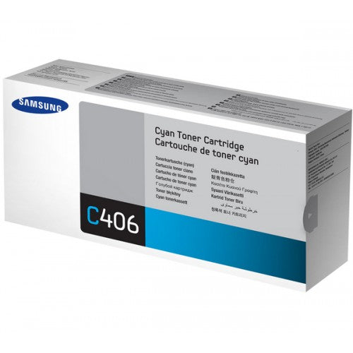 Original Samsung CLTC406S New Cyan Toner Cartridge