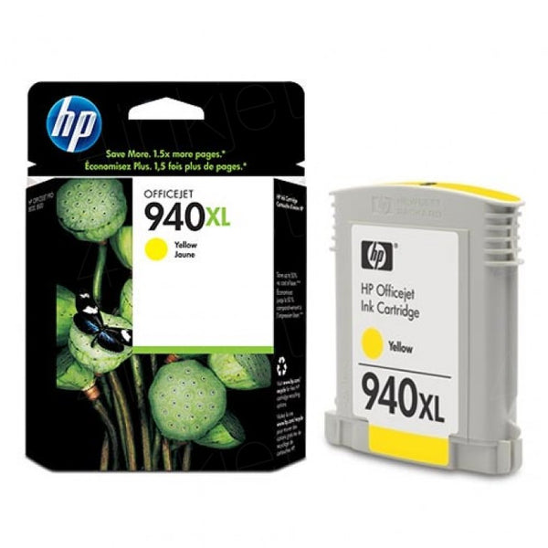 Original HP 940XL Yellow High Yield Original Ink Cartridge (C4909AN)