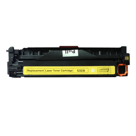 Compatible HP 304A (CC532A) / 305A (CE412A) / 312A (CF382A) / CANON 118 New Yellow Toner Cartridge