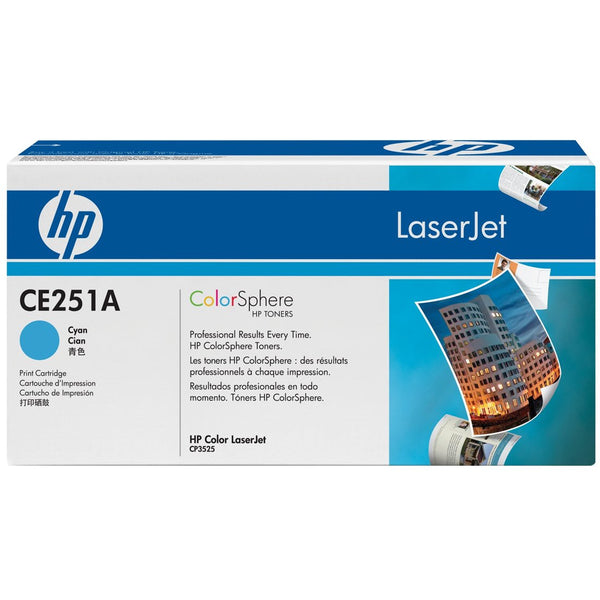 HP CE251A Original Cyan Toner Cartridge (HP 504A)