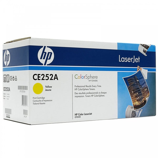 HP CE252A Original Yellow Toner Cartridge (HP 504A)