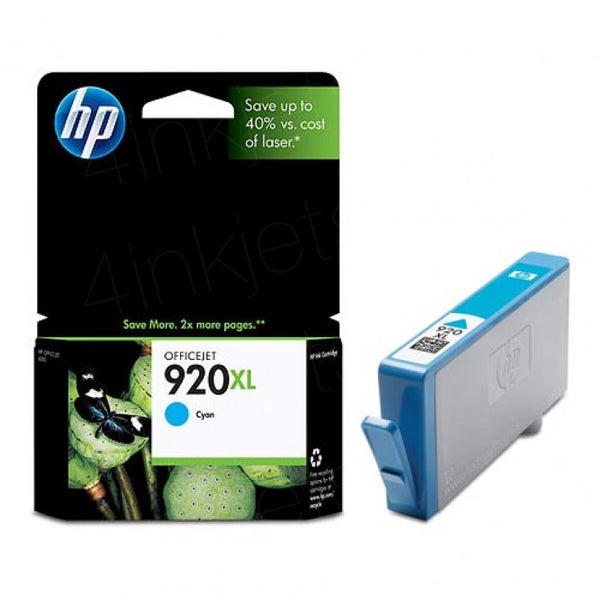 Original HP 920XL Cyan High Yield Original Ink Cartridge (CD972AN)