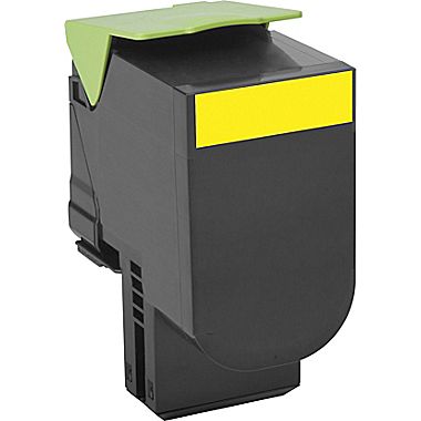 Generic Lexmark 80C1SY0 Yellow Toner Cartridge High Capacity 2K