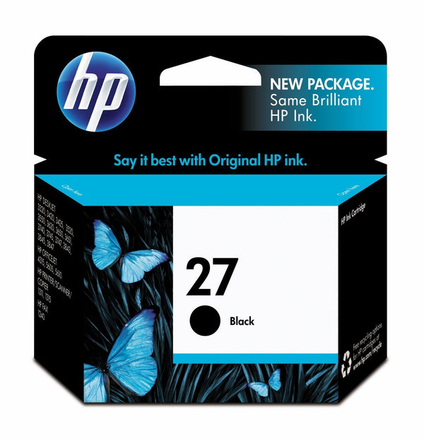 Original HP 27 Black Ink Cartridge (C8727AN)