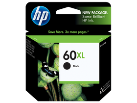 Original HP 60XL Black High Yield  Ink Cartridge (CC641WN)