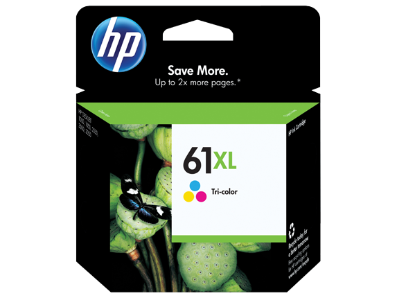 Original HP 61XL Tri-Colour High Yield Ink Cartridge (CH564WN)