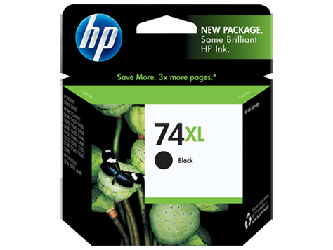 Original HP 74XL Black High Yield Ink Cartridge (CB336WN)