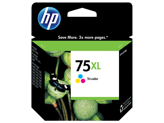 Original HP 75XL Tri-Colour High Yield Ink Cartridge (CB338WN)