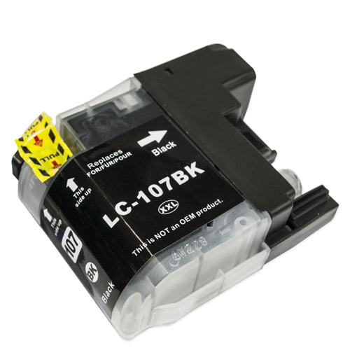Brother LC107BK XL New Black Compatible Inkjet Cartridge (LC107BK)