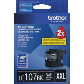 Original Brother LC107BKS Black Ink Cartridge, Extra HighYield