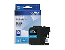 Original Brother LC103CS Cyan Ink Cartridge, HighYield