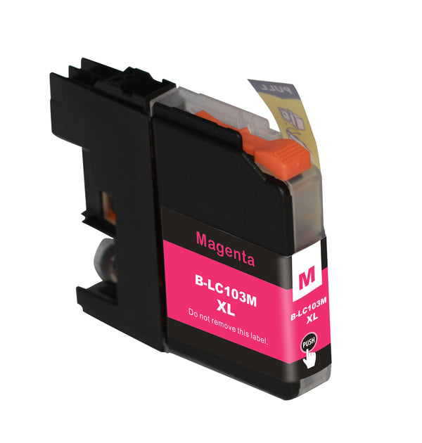 Brother LC 103XL New Magenta Compatible Inkjet Cartridge (LC103M)