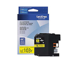 Original Brother LC103YS Yellow Ink Cartridge, HighYield