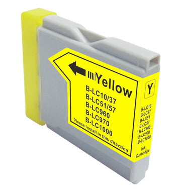 Brother LC51Y New Yellow Compatible Inkjet Cartridge (LC51Y)