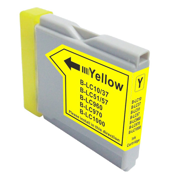 Brother LC51Y New Yellow Compatible Inkjet Cartridge (LC51Y)