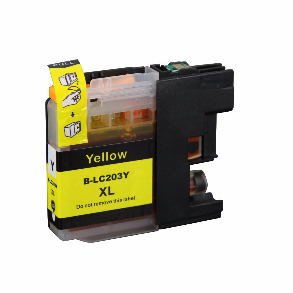 Brother LC203XL Y New Yellow Compatible Inkjet Cartridge (LC203Y)