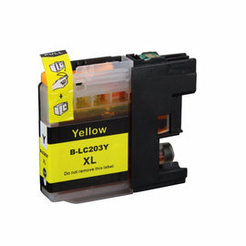 Brother LC203XL Y New Yellow Compatible Inkjet Cartridge (LC203Y)