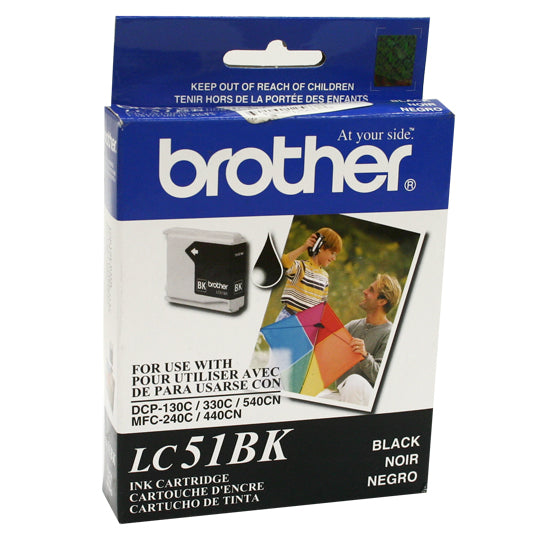 Brother LC51BK Black Ink Cartridge