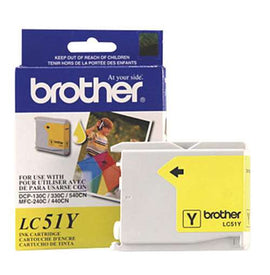 Brother LC51Y Yellow Ink Cartridge